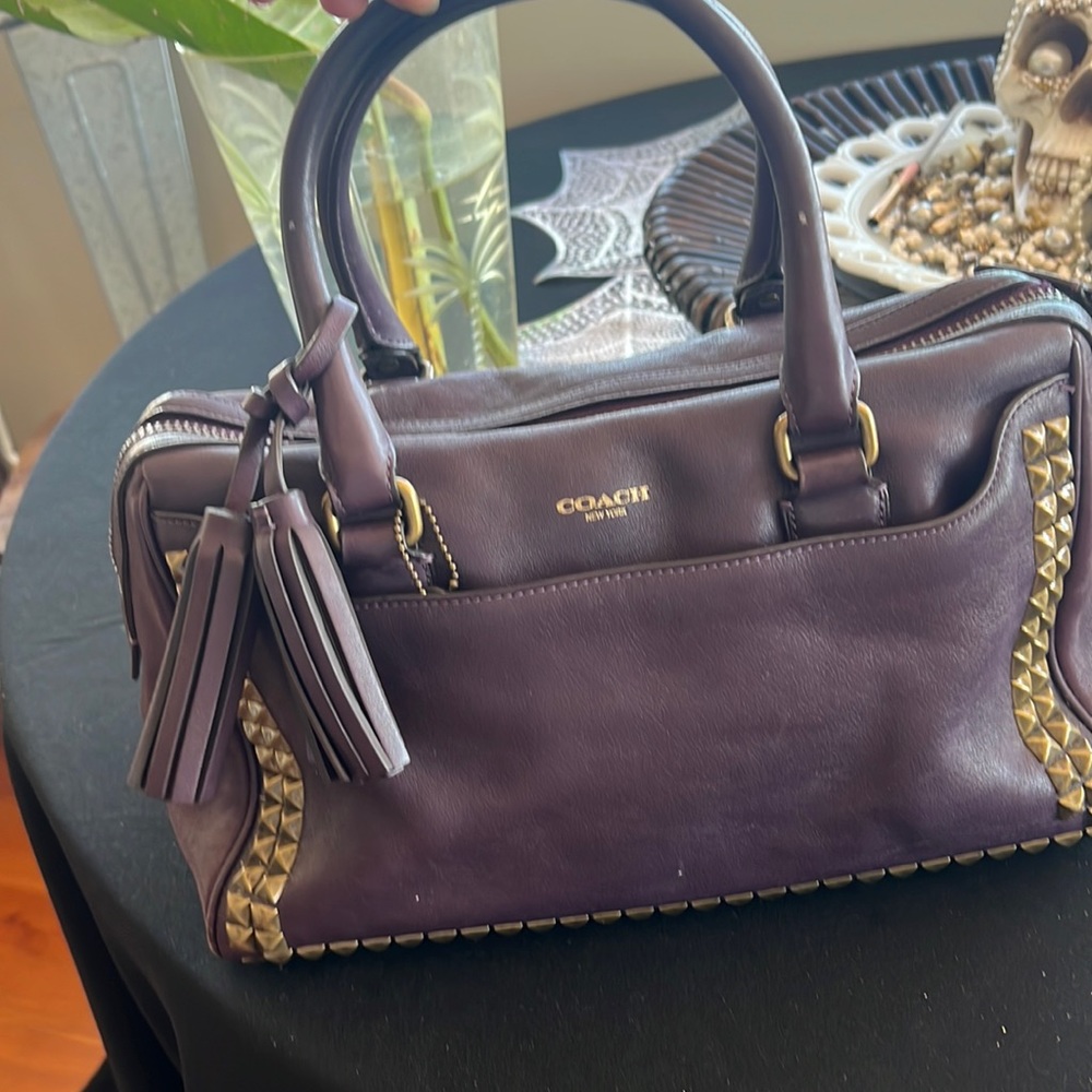 Authentic Coach legacy Haley satchel.
